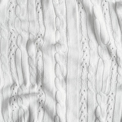 白色象牙針織面料紋理。手工毛衣, 背景, 復制空間